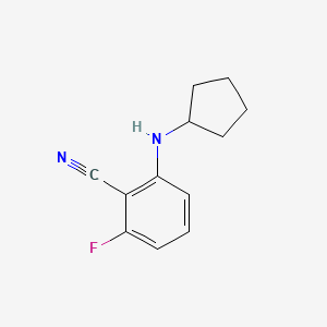 2-(Cyclopentylamino)-6-fluorobenzonitrile