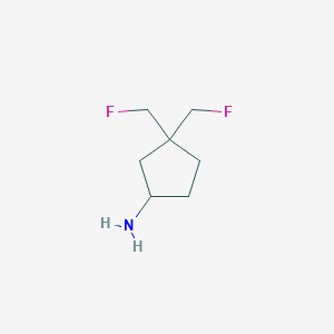 3,3-Bis(fluoromethyl)cyclopentan-1-amine