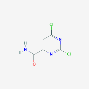 B1330292 2,6-Dichloropyrimidine-4-carboxamide CAS No. 98136-42-6
