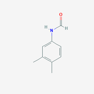 molecular formula C9H11NO B1330295 n-(3,4-二甲苯基)甲酰胺 CAS No. 6639-60-7