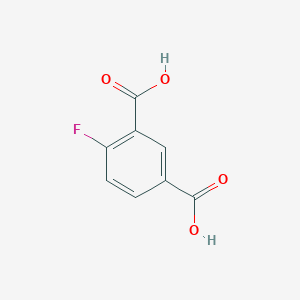 molecular formula C8H5FO4 B1330297 4-氟苯-1,3-二甲酸 CAS No. 327-95-7