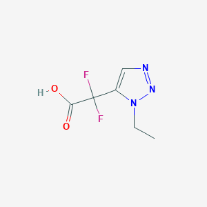 2-(1-Ethyl-1H-1,2,3-triazol-5-yl)-2,2-difluoroacetic acid