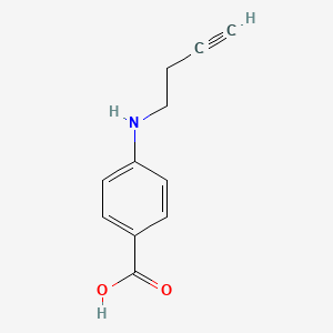 4-(But-3-yn-1-ylamino)benzoic acid