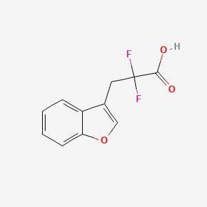 3-(1-Benzofuran-3-yl)-2,2-difluoropropanoic acid