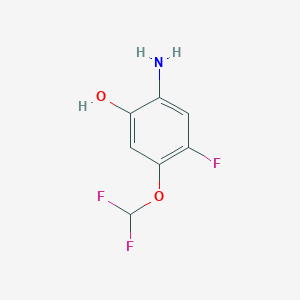 2-Amino-5-(difluoromethoxy)-4-fluorophenol