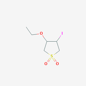 3-Ethoxy-4-iodo-1lambda6-thiolane-1,1-dione