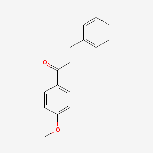 molecular formula C16H16O2 B1330315 1-(4-Methoxyphenyl)-3-phenylpropan-1-one CAS No. 5739-38-8