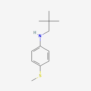 N-(2,2-dimethylpropyl)-4-(methylsulfanyl)aniline