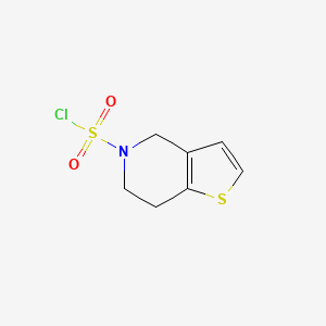 4H,5H,6H,7H-Thieno[3,2-c]pyridine-5-sulfonyl chloride