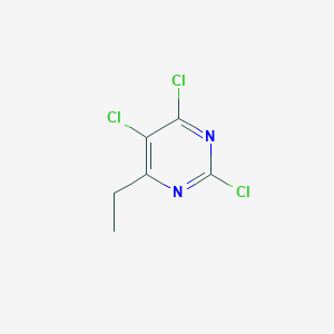 molecular formula C6H5Cl3N2 B1330319 2,4,5-三氯-6-乙基嘧啶 CAS No. 6585-48-4