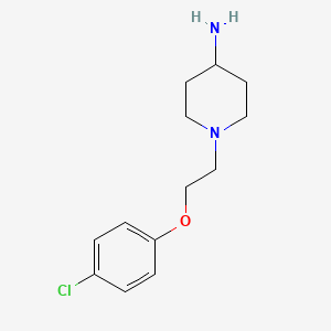 1-[2-(4-Chlorophenoxy)ethyl]piperidin-4-amine