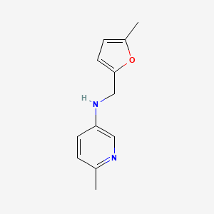 6-Methyl-N-[(5-methylfuran-2-yl)methyl]pyridin-3-amine