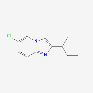 2-(Butan-2-yl)-6-chloroimidazo[1,2-a]pyridine