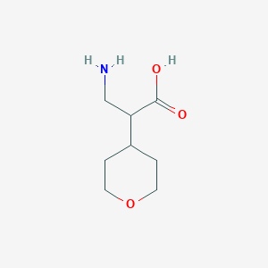 3-Amino-2-(oxan-4-yl)propanoic acid