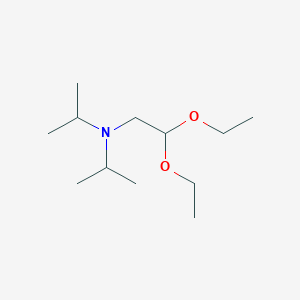 molecular formula C12H27NO2 B1330326 Diisopropylaminoacetaldehyde diethyl acetal CAS No. 6626-38-6