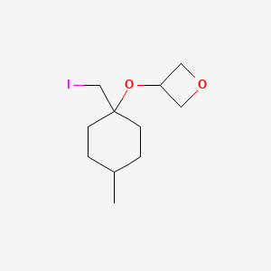 3-{[1-(Iodomethyl)-4-methylcyclohexyl]oxy}oxetane