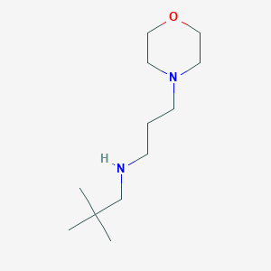 molecular formula C12H26N2O B13303288 (2,2-Dimethylpropyl)[3-(morpholin-4-yl)propyl]amine 