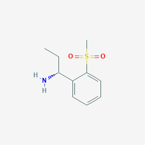 1-((1R)-1-Aminopropyl)-2-(methylsulfonyl)benzene