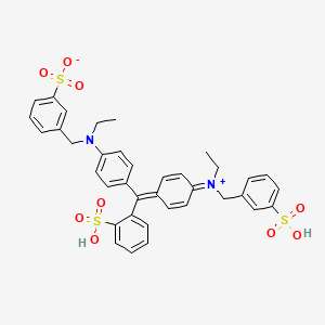 molecular formula C37H36N2O9S3 B1330330 Brilliant Blue CAS No. 25305-78-6