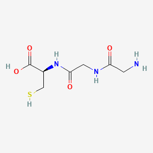 molecular formula C7H13N3O4S B1330332 甘氨酰-甘氨酰-半胱氨酸 CAS No. 95416-30-1
