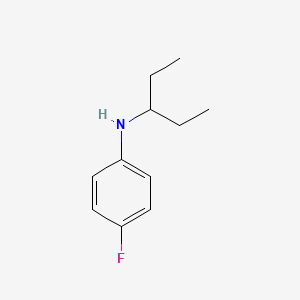 4-fluoro-N-(pentan-3-yl)aniline