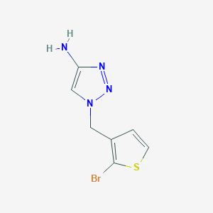 1-[(2-Bromothiophen-3-yl)methyl]-1H-1,2,3-triazol-4-amine