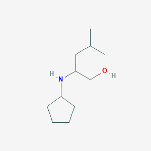 2-(Cyclopentylamino)-4-methylpentan-1-ol