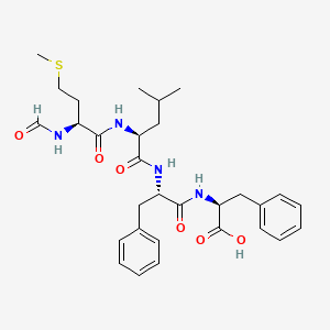 molecular formula C30H40N4O6S B1330340 N-甲酰甲硫氨酰亮氨酰苯丙氨酰苯丙氨酸 CAS No. 80180-63-8