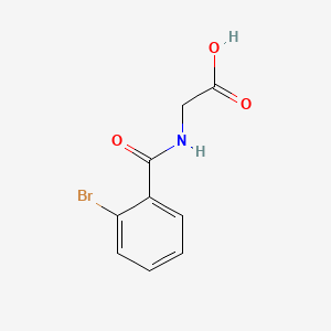 molecular formula C9H8BrNO3 B1330342 2-溴马尿酸 CAS No. 81568-83-4