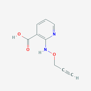 2-[(Prop-2-yn-1-yloxy)amino]pyridine-3-carboxylic acid