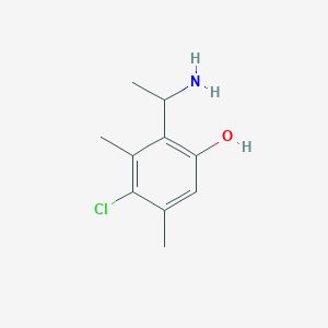 2-(1-Aminoethyl)-4-chloro-3,5-dimethylphenol