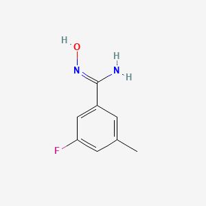 3-Fluoro-N'-hydroxy-5-methylbenzene-1-carboximidamide