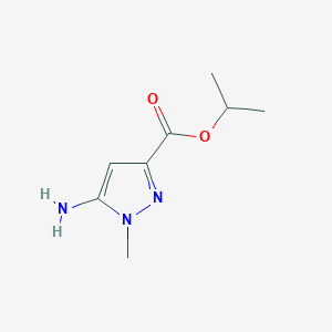 propan-2-yl 5-amino-1-methylpyrazole-3-carboxylate