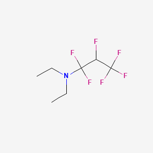 molecular formula C7H11F6N B1330350 N,N-二乙基-1,1,2,3,3,3-六氟丙基胺 CAS No. 309-88-6