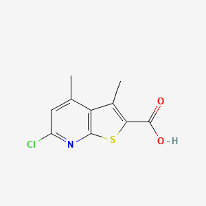 6-Chloro-3,4-dimethylthieno[2,3-b]pyridine-2-carboxylic acid