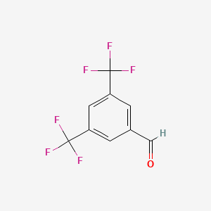 molecular formula C9H4F6O B1330352 3,5-双(三氟甲基)苯甲醛 CAS No. 401-95-6