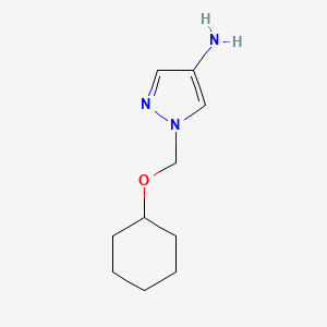 1-[(Cyclohexyloxy)methyl]-1H-pyrazol-4-amine