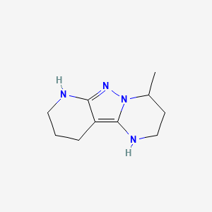 6-Methyl-3,7,8,10-tetraazatricyclo[7.4.0.0,2,7]trideca-1,8-diene