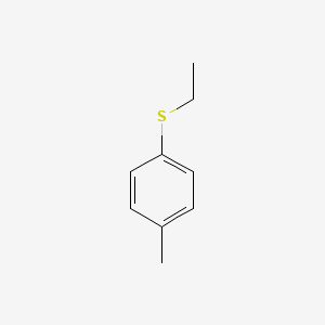 molecular formula C9H12S B1330360 4-(Ethylthio)toluene CAS No. 622-63-9