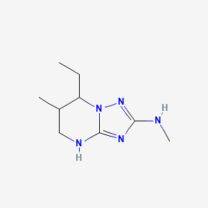 7-Ethyl-N,6-dimethyl-4H,5H,6H,7H-[1,2,4]triazolo[1,5-a]pyrimidin-2-amine