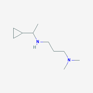 (1-Cyclopropylethyl)[3-(dimethylamino)propyl]amine