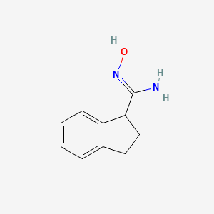 N'-hydroxy-2,3-dihydro-1H-indene-1-carboximidamide