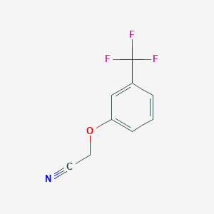 molecular formula C9H6F3NO B1330375 3-(三氟甲基)苯氧乙腈 CAS No. 2145-31-5