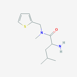 2-amino-N,4-dimethyl-N-(thiophen-2-ylmethyl)pentanamide