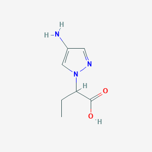 2-(4-amino-1H-pyrazol-1-yl)butanoic acid