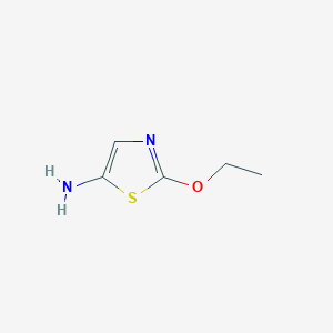 molecular formula C5H8N2OS B13303837 2-Ethoxythiazol-5-amine CAS No. 1314355-67-3