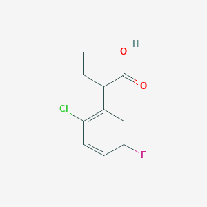 2-(2-Chloro-5-fluorophenyl)butanoic acid