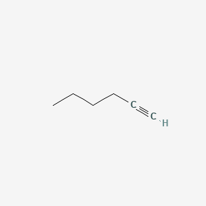 molecular formula C6H10 B1330390 1-己炔 CAS No. 693-02-7