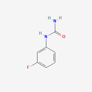molecular formula C7H7FN2O B1330395 3-氟苯基脲 CAS No. 770-19-4