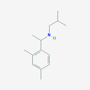 [1-(2,4-Dimethylphenyl)ethyl](2-methylpropyl)amine